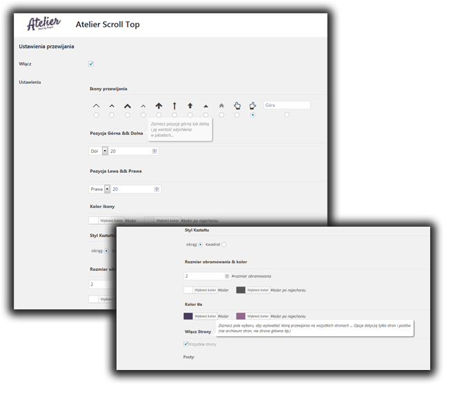 admin panel
